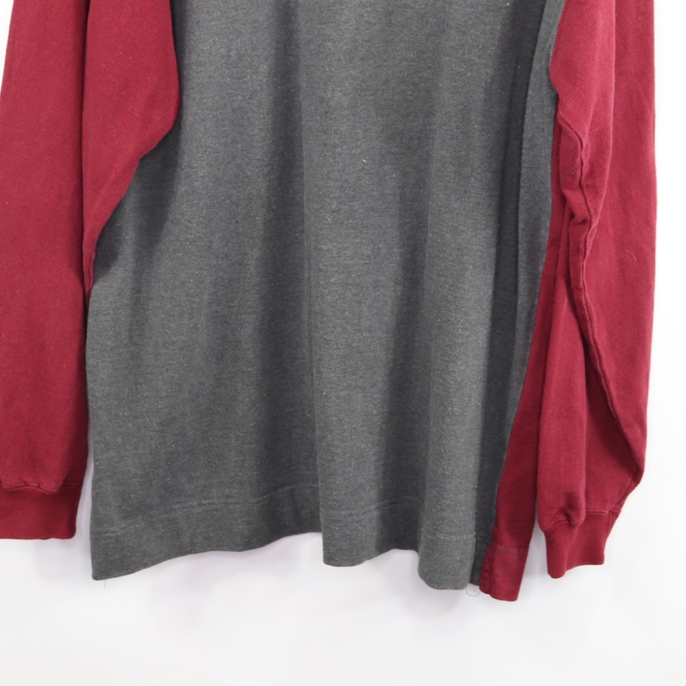 90s Mens Large Color Block Mock Turtleneck Sweater - image 8